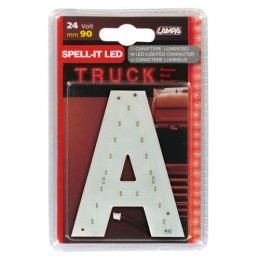 Spell-It Led  90 mm  24V - Rosso - A