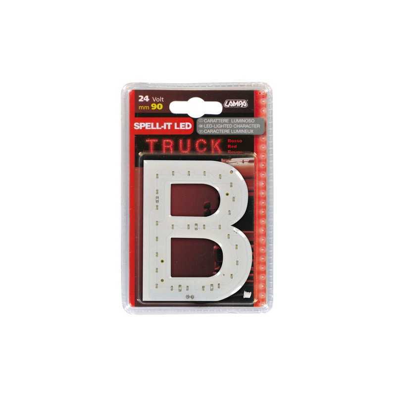 Spell-It Led 90 mm 24V - Rosso - B