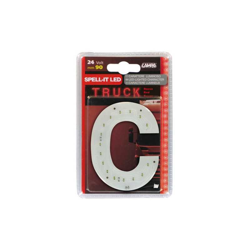 Spell-It Led 90 mm 24V - Rosso - C