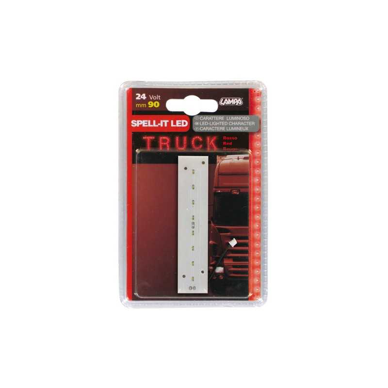 Spell-It Led 90 mm 24V - Rosso - I