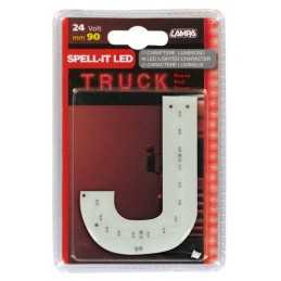 Spell-It Led 90 mm 24V - Rosso - J