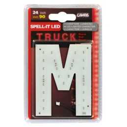 Spell-It Led 90 mm 24V - Rosso - M