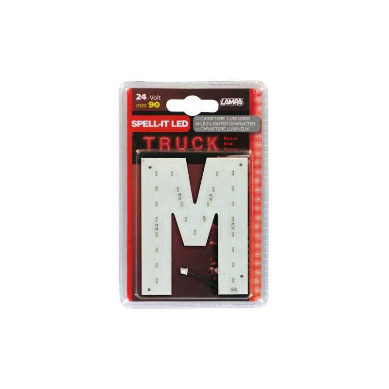 Spell-It Led 90 mm 24V - Rosso - M