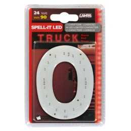 Spell-It Led 90 mm 24V - Rosso - O