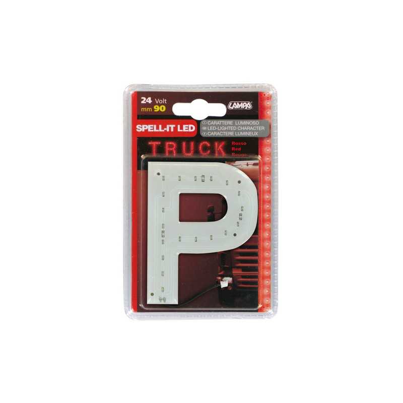 Spell-It Led 90 mm 24V - Rosso - P