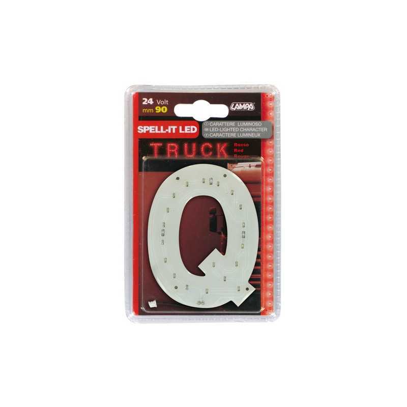 Spell-It Led 90 mm 24V - Rosso - Q