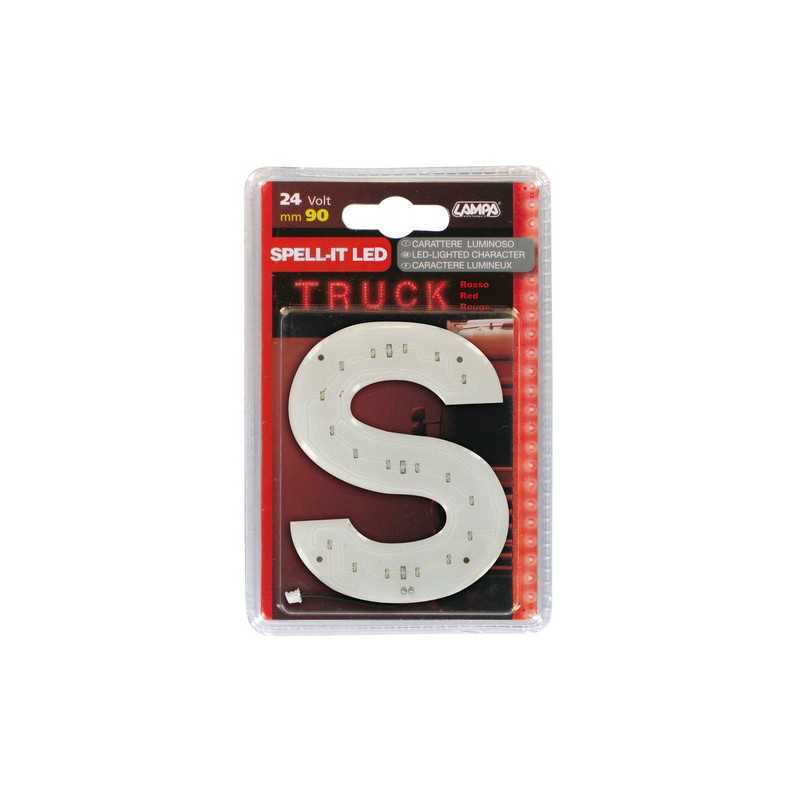 Spell-It Led 90 mm 24V - Rosso - S