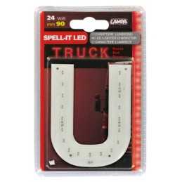 Spell-It Led 90 mm 24V - Rosso - U