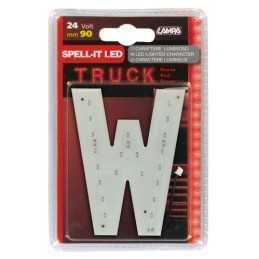 Spell-It Led 90 mm 24V - Rosso - W