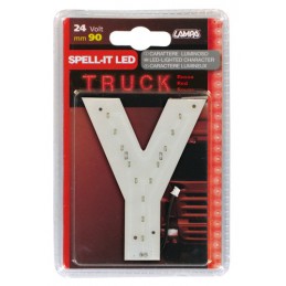 Spell-It Led  90 mm  24V - Rosso - Y