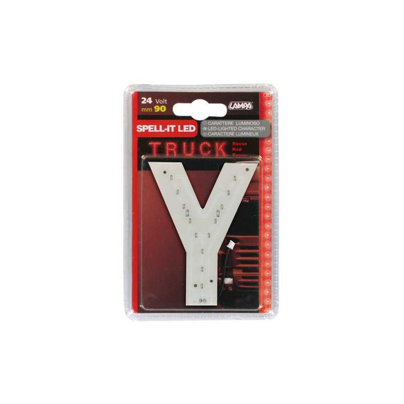 Spell-It Led 90 mm 24V - Rosso - Y