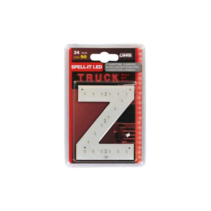 Spell-It Led 90 mm 24V - Rosso - Z