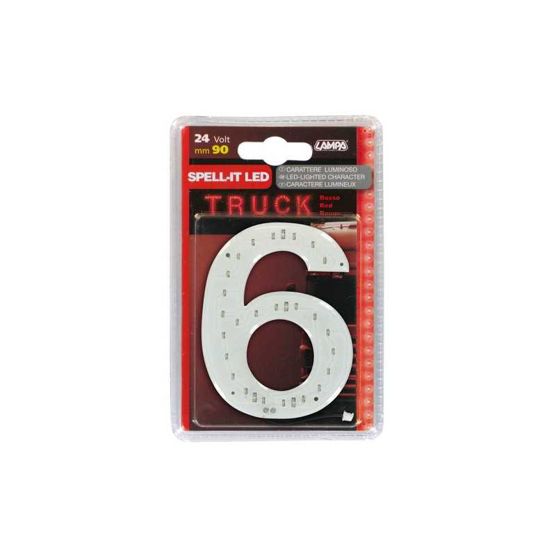 Spell-It Led 90 mm 24V - Rosso - 6