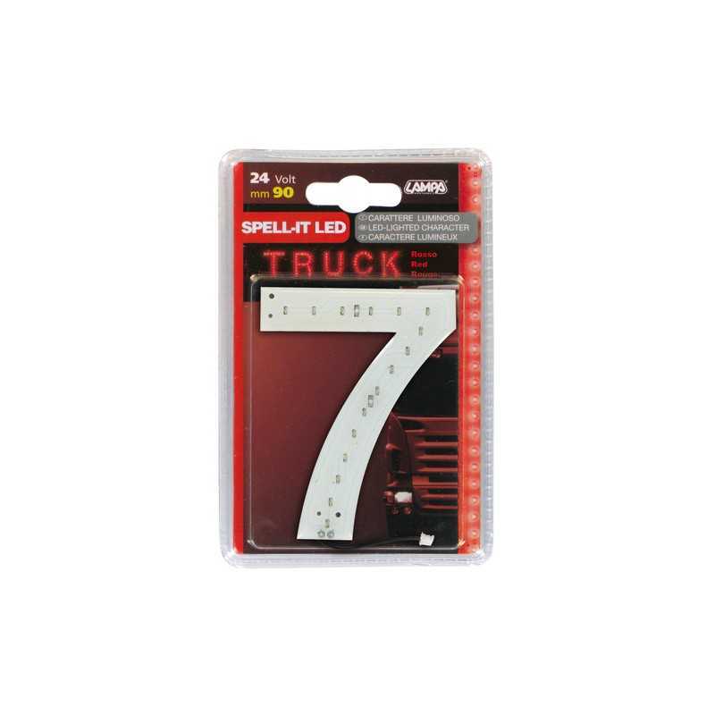 Spell-It Led 90 mm 24V - Rosso - 7