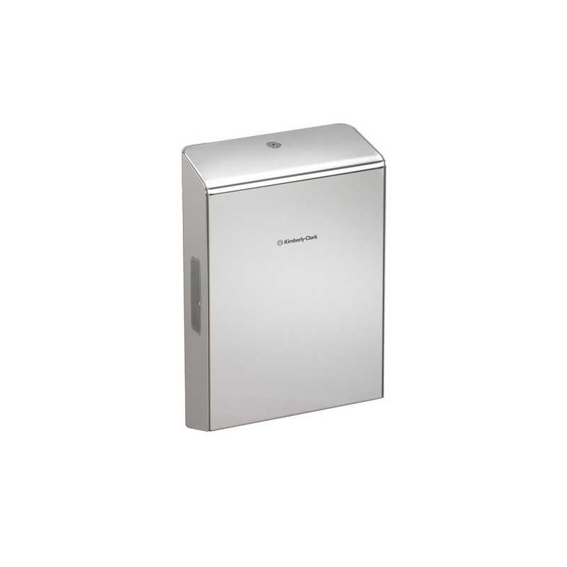 Dispenser in acciaio inox per asciugamani in carta intercalati con piega a Z