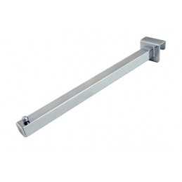 Appendino a tubo orizzontale cromato - 30 cm