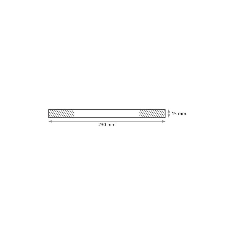 Striscia cavaliere adesiva 100 pz - 230x15 mm