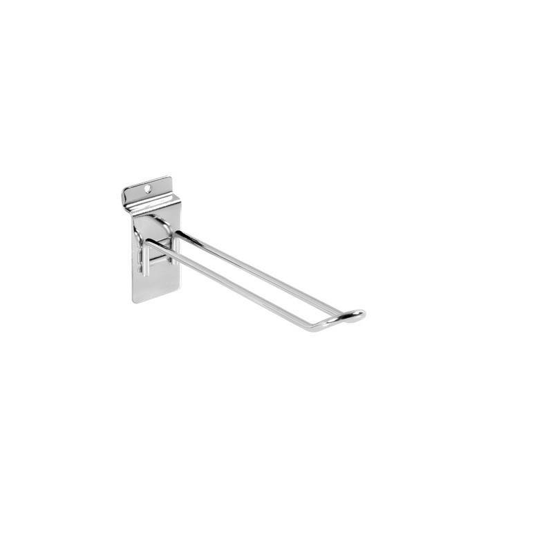 Gancio sicurezza cromato - 15 cm