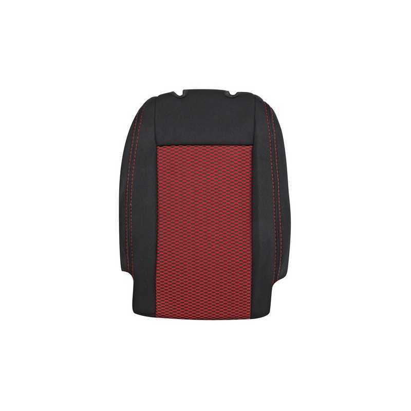 Demo coprisedile in miniatura linea Superior - Nero Rosso