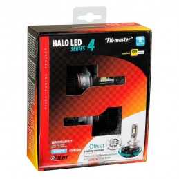 HALO-LED "SERIES 4" H4 6500°K 9-32V (2PZ)
