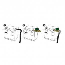 Morsetto staccabatteria 12 24V