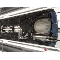 Tubo posteriore Gr. N inox con terminali rotondi 2x90 mm Sport Line E