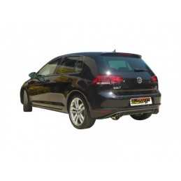 Posteriore inox sdoppiato con terminali rotondi 2 / 102 mm Sport Line&nbsp;