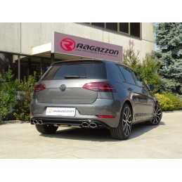 Posteriore inox sdoppiato con terminali rotondi 2 / 102 mm Sport Line&nbsp;