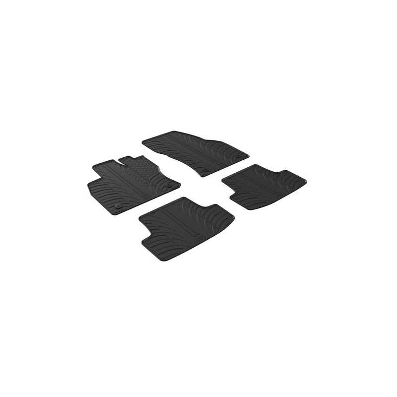 Set tappeti su misura in gomma - Volkswagen T-Roc (11 17 )