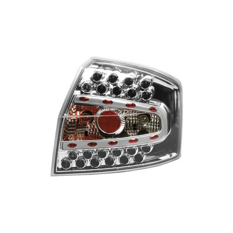 Coppia fanali posteriori LED - Audi A4 (11 00-12 04) - Cromo