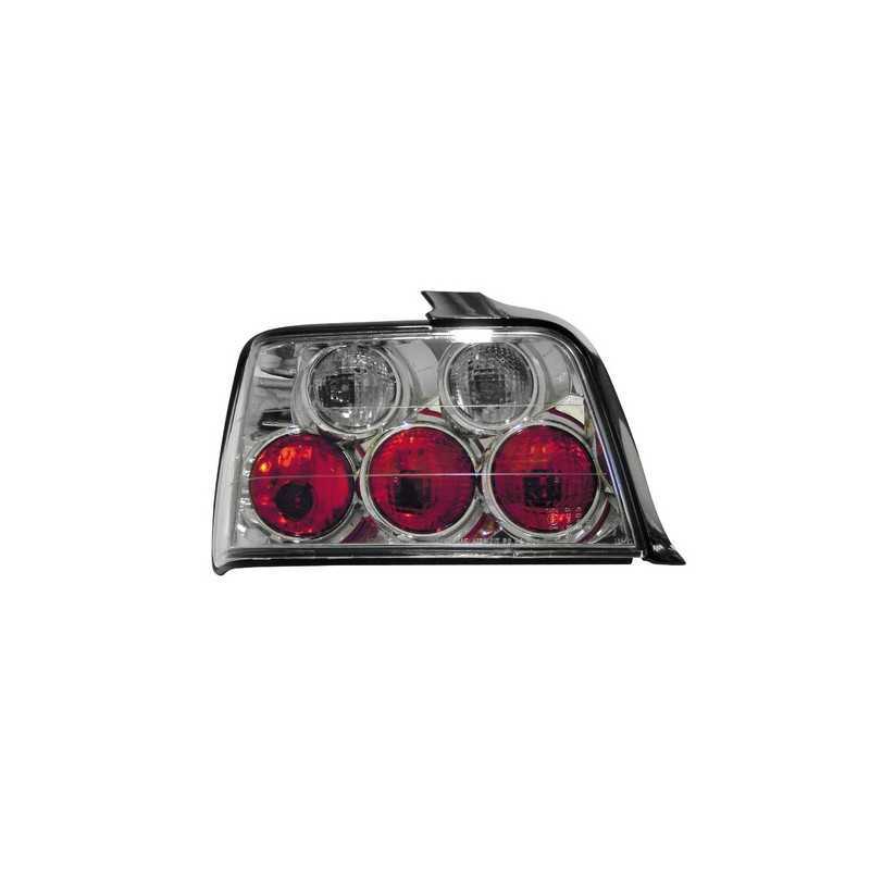 Coppia fanali posteriori - Bmw E36 4 porte (9 90-3 98) - Cromo