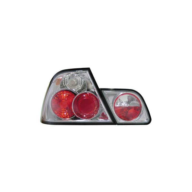 Coppia fanali posteriori - Bmw E46 2 porte (1999-2002) - Cromo