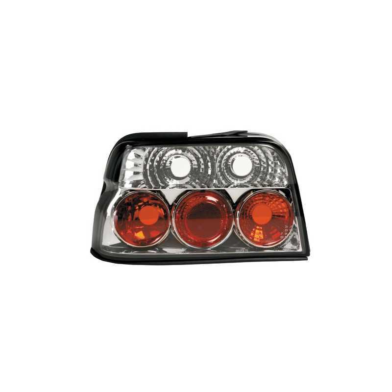 Coppia fanali posteriori - Ford Escort Mk5 (9 92-1 95) - Cromo