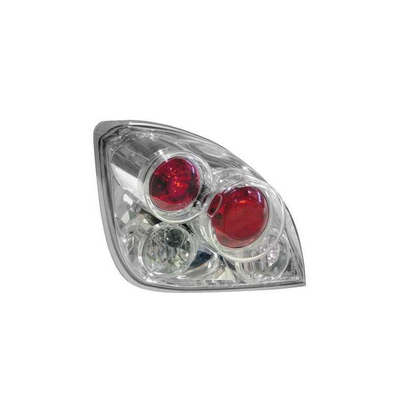 Coppia fanali posteriori - Ford Fiesta IV (8 951 02) - Cromo