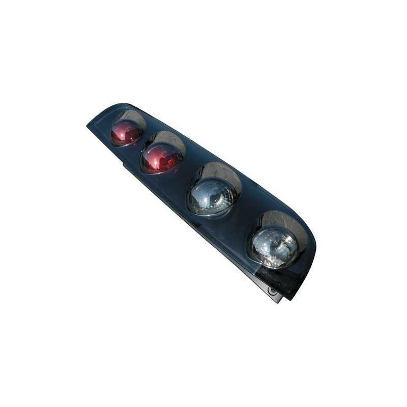 Coppia fanali posteriori - Ford Fiesta V 3 porte (11 01-12 05) - Nero