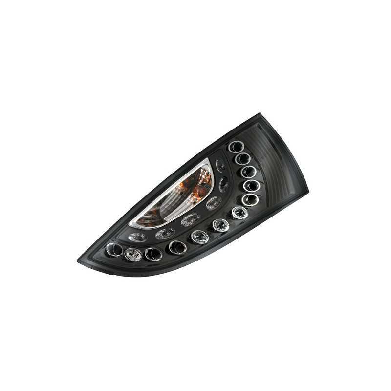 Coppia fanali posteriori LED - Ford Focus 3 5 porte (10 98-12 04) - Nero