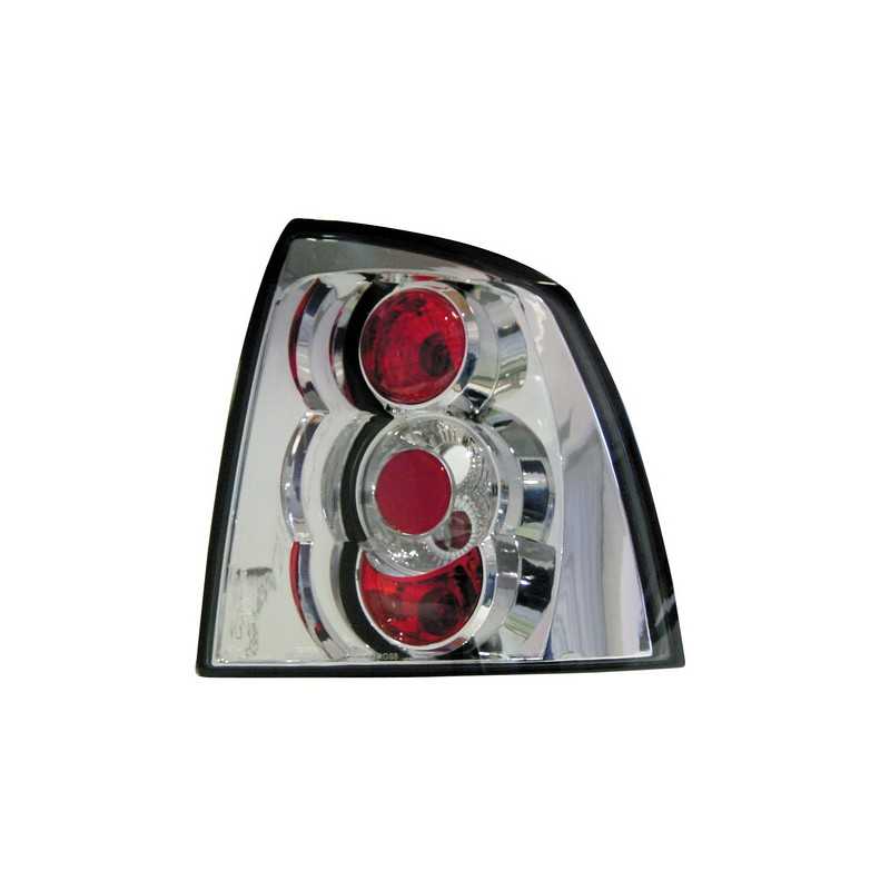Coppia fanali posteriori - Opel Astra G 3 5 porte (2 98-3 04) - Cromo