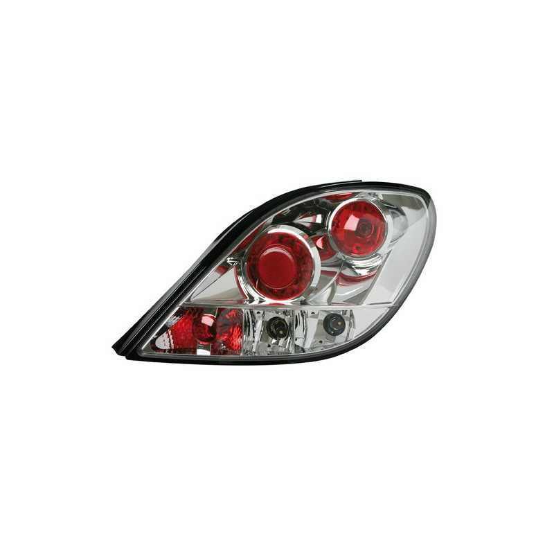 Coppia fanali posteriori - Peugeot 207 (5 06 ) - Cromo