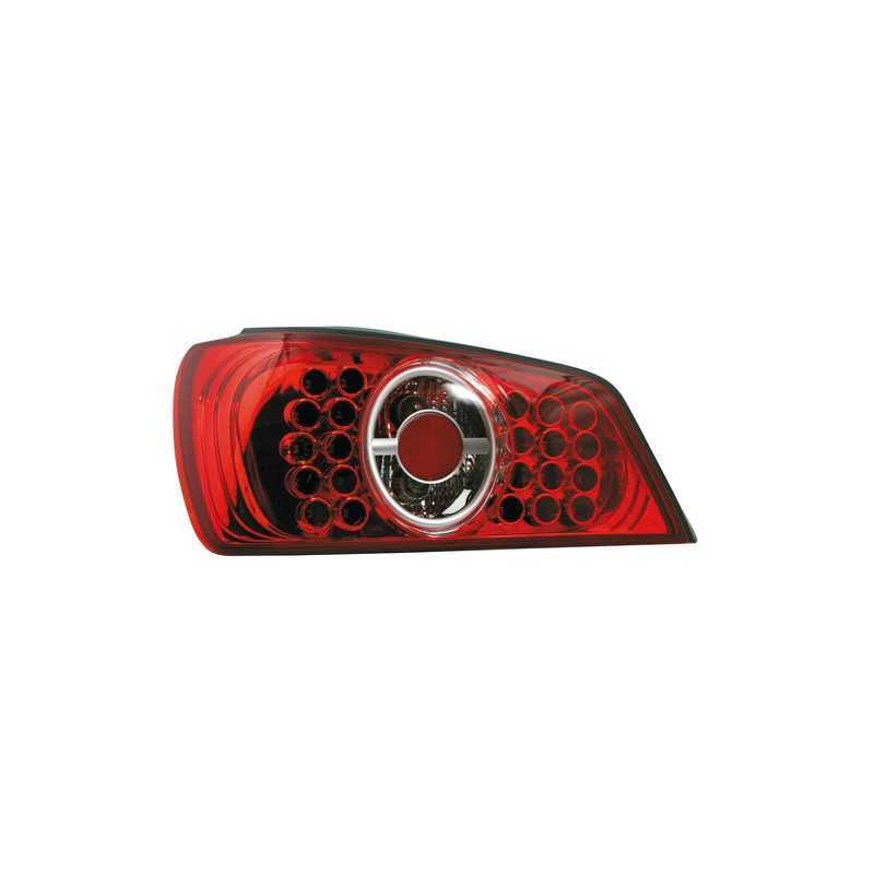 Coppia fanali posteriori LED - Peugeot 306 (5 93-7 01) - Rosso