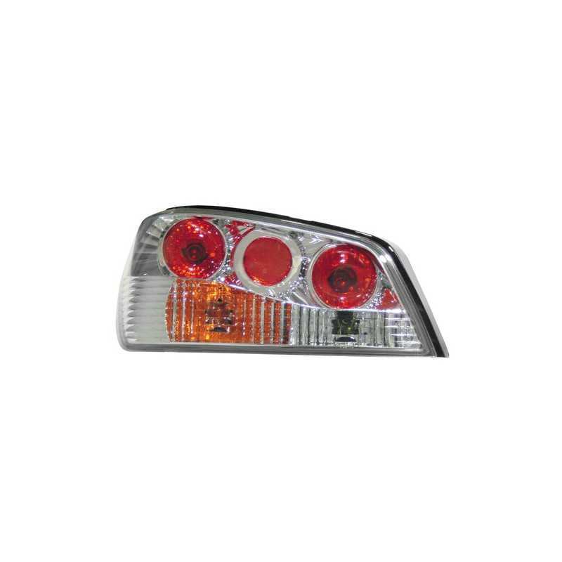 Coppia fanali posteriori - Peugeot 306 (3 97-7 01) - Cromo