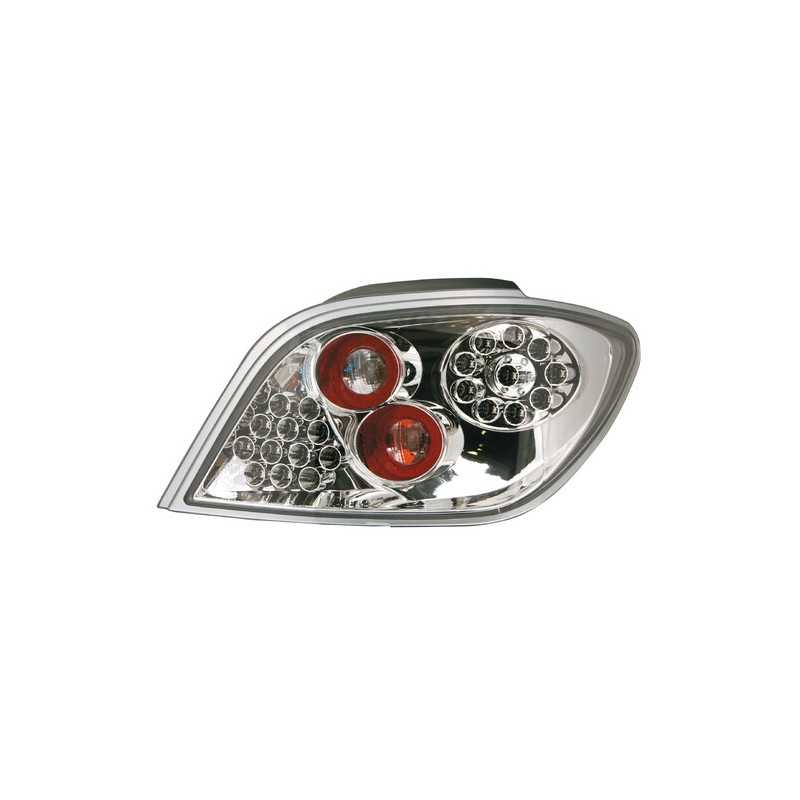 Coppia fanali posteriori LED - Peugeot 307 (8 00 9 05) - Cromo