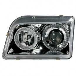 Coppia fanali anteriori Angel-Eyes - Renault Clio (9 90-2 96) - Cromo