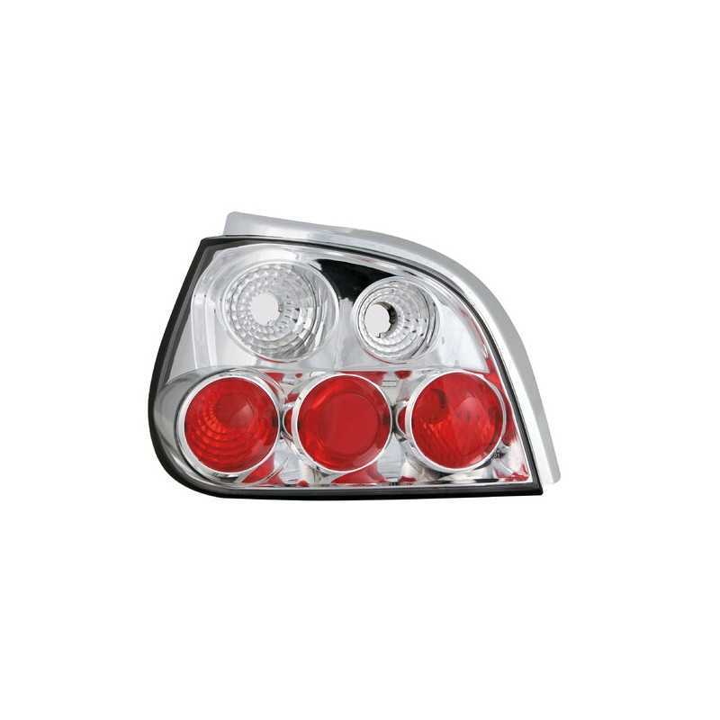 Coppia fanali posteriori - Renault Megane 5 porte (3 99-12 01) - Cromo