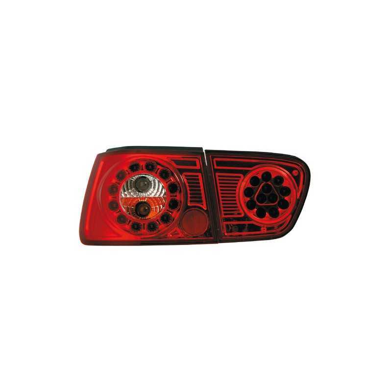 Coppia fanali posteriori LED - Seat Ibiza (8 99-2 02) - Rosso