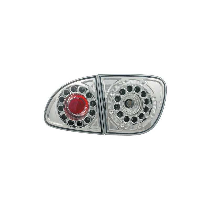 Coppia fanali posteriori LED - Seat Leon (11 99 9 05) - Cromo