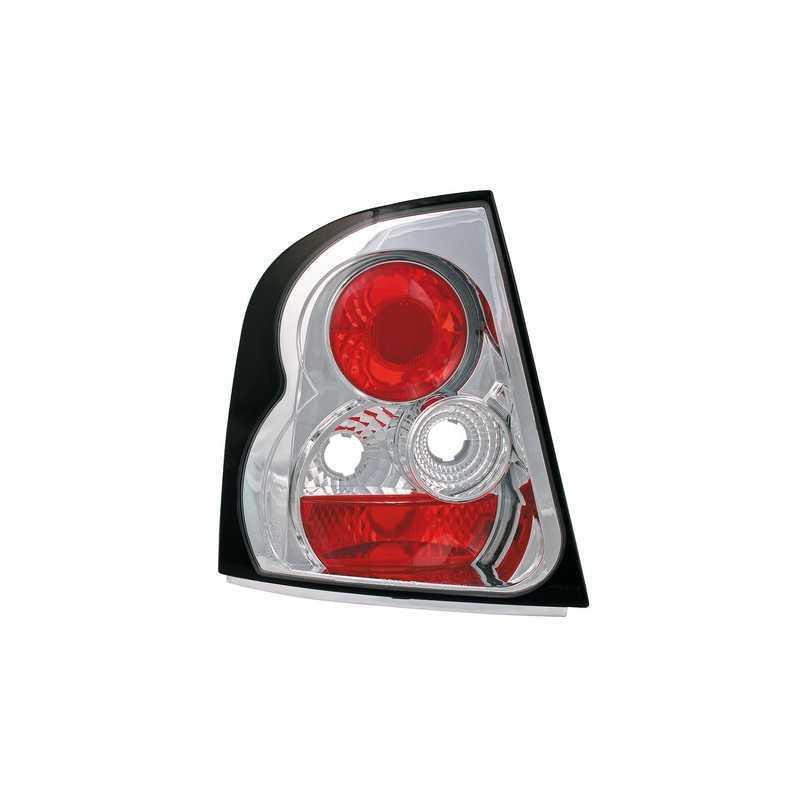 Coppia fanali posteriori - Skoda Octavia (9 96-6 04) - Cromo