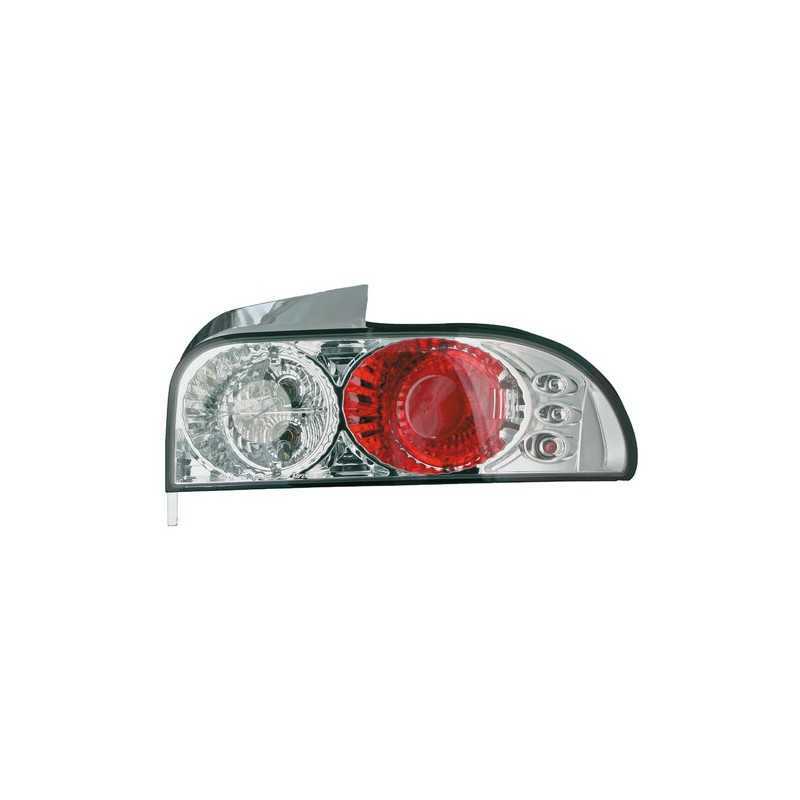 Coppia fanali posteriori non omologati - Subaru Impreza (8 92-12 00) - Cromo