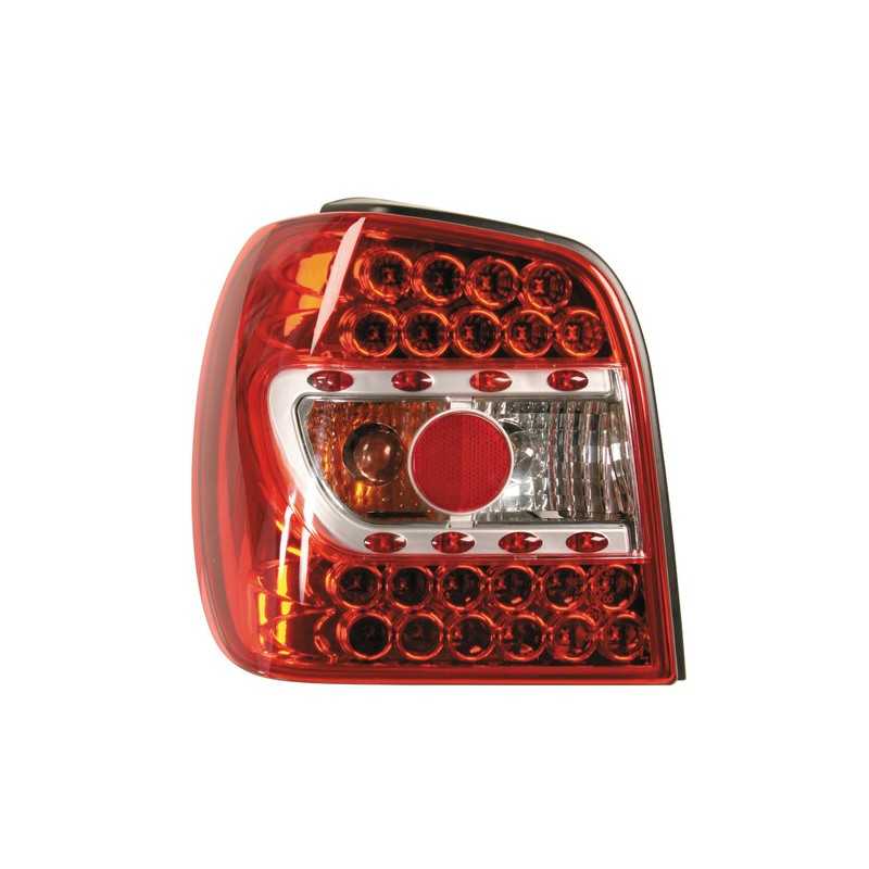 Coppia fanali posteriori LED - VW Polo (9 94-10 99) - Rosso
