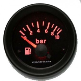 ROADITALIA pressione benzina  3INE12V410R/S  0-10bar retroilluminato