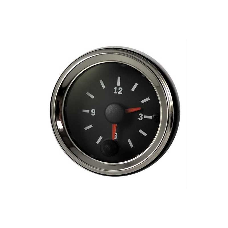 Roaditalia Orologio nero/cornice cromata OR931